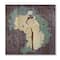 Designart - African American Woman In Gorgeous Wedding Dress - Modern Print on Natural Pine Wood